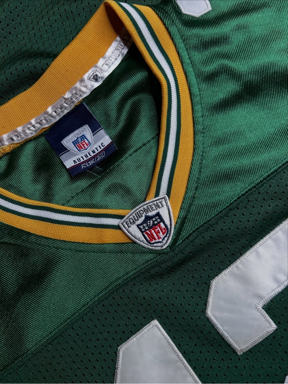 Vintage Reebok Green Bay Packers Aaron Rodgers #12 NFL Jersey